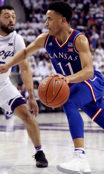 Dotson scores 25 in Kansas' 82-77 overtime win over TCU